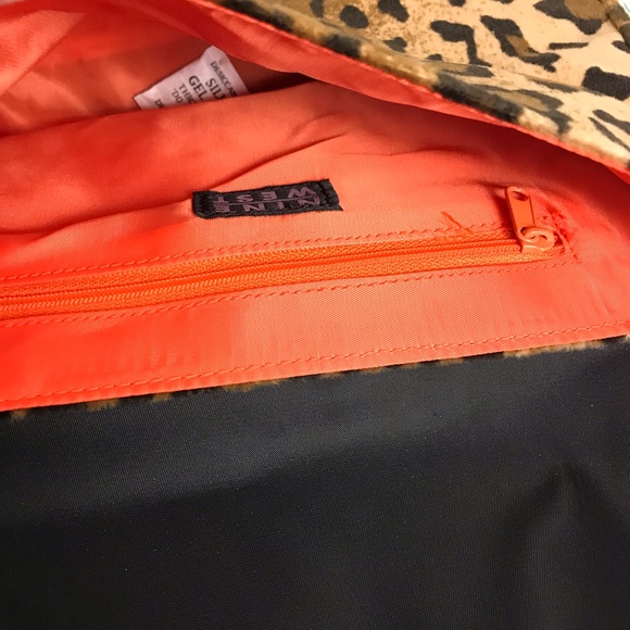 Nine West leopard print purse bag clutch cheetah - Picture 7 of 7